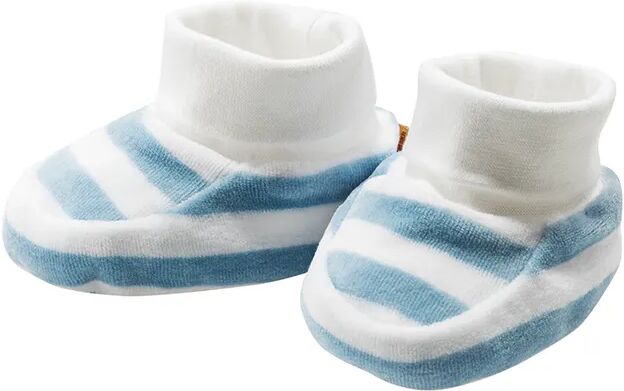 Steiff Nicki-Babyschuhe BASIC - BLOCKSTREIFEN in blau