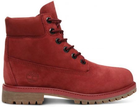 Timberland BOTY TIMBERLAND 6 IN PREMIUM WP JUNIOR - červená - US6