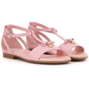 Dolce & Gabbana Kids Sandalen mit T-Riemen - Rosa 34/36/37/38/24/25/26/27/28/29/30/31/32/33/35 Unisex