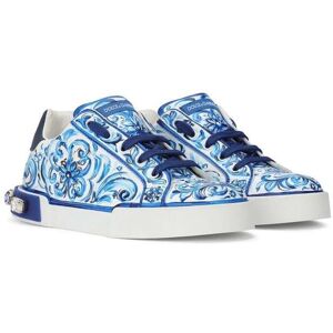 Dolce & Gabbana Kids Sneakers mit Barock-Print - Weiß 24/25/26/27/28/29/30/31/32/33/34/35/36/37/38 Unisex