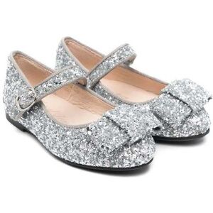 Age of Innocence Ballerinas in Glitter-Optik - Silber 22 Unisex