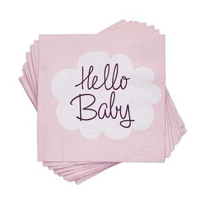 BUTLERS APRÈS Papierserviette Baby Girl 20 Stück Tischwäsche