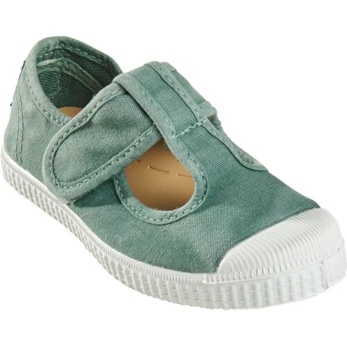 Natural World Kinder Schuhe mit Klettverschluss basilikum Gr.29