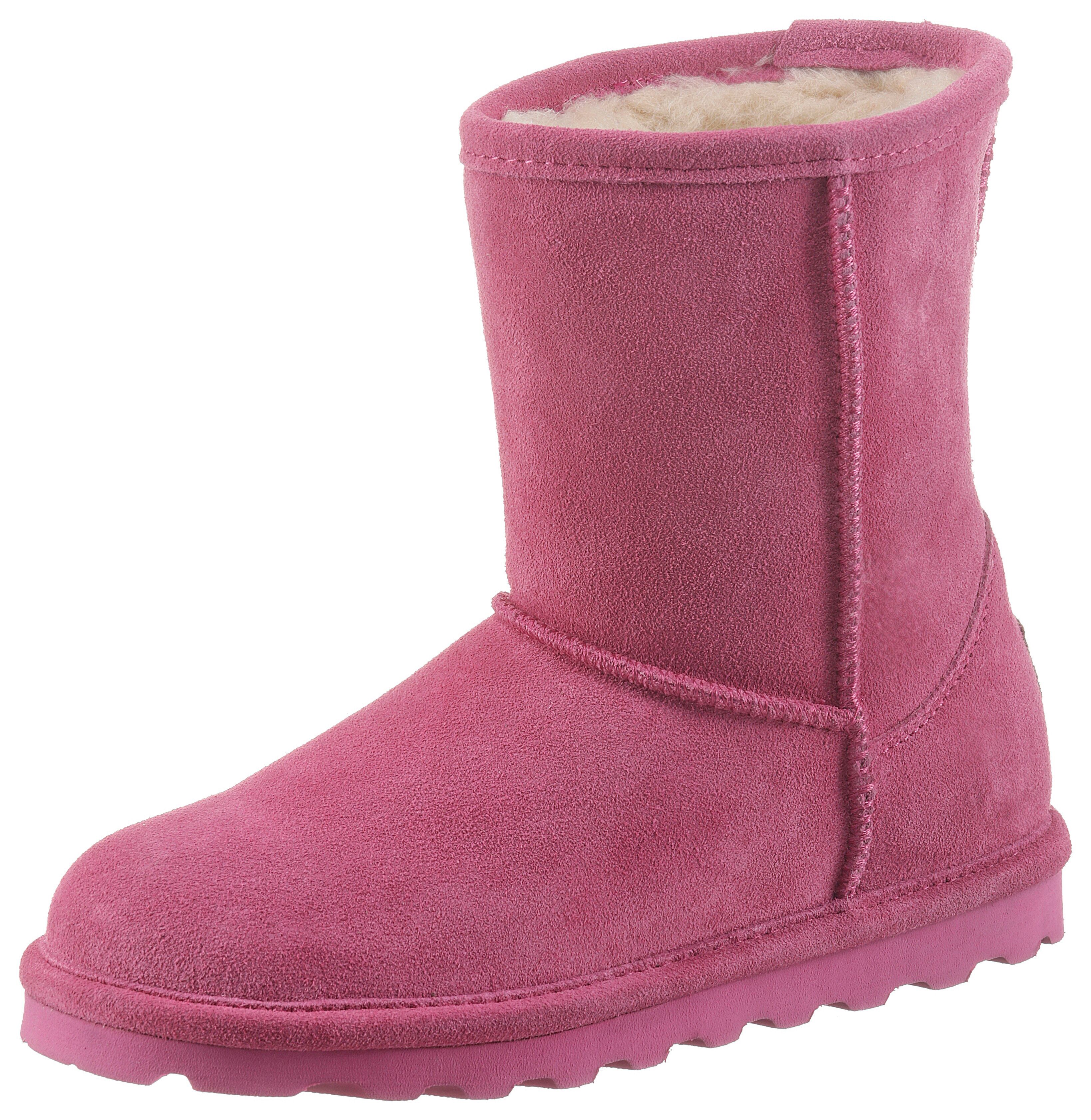 Winterboots BEARPAW "ELLE YOUTH" Gr. 33, pink Kinder Schuhe Stiefel Boots Winterstiefel, Schlupfstiefel zum Schlupfen