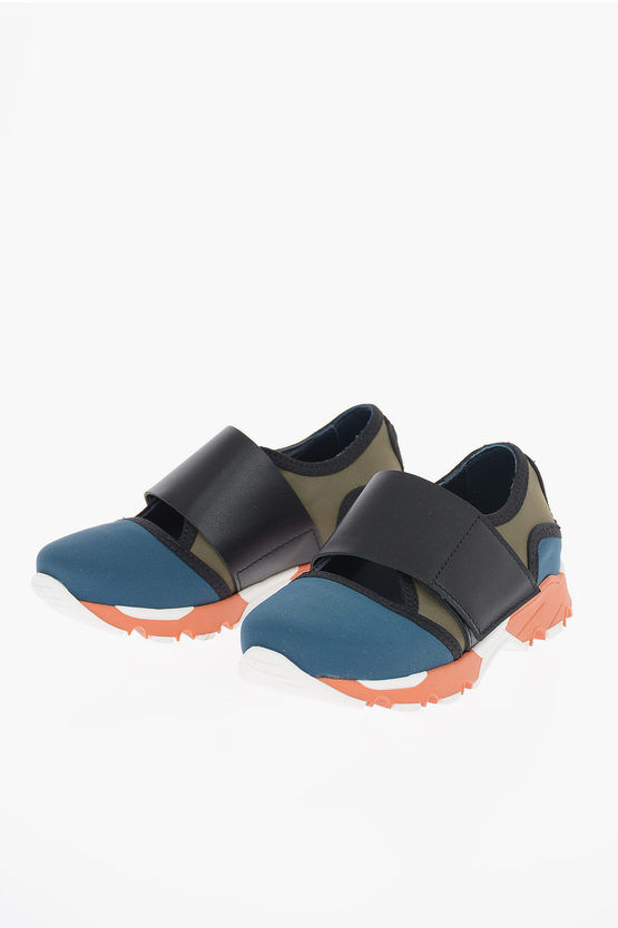 Marni Kids Fabric Slip On With Leather Details Größe 28