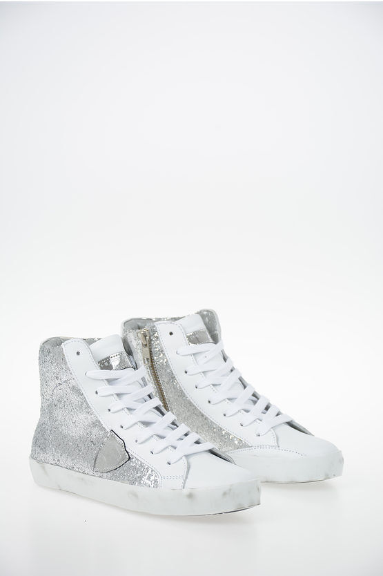 Philippe Model Junior Glittered PARIS Sneakers Größe 30