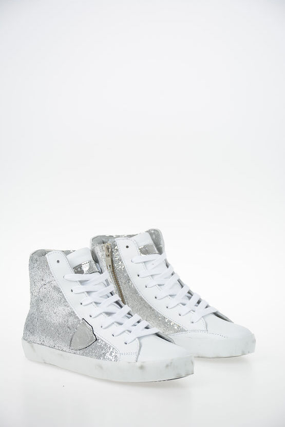 Philippe Model Junior Glittered PARIS Sneakers Größe 31