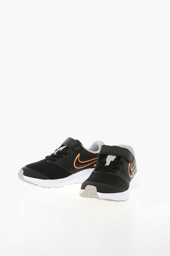 Nike KIDS Leather and Fabric NIKE STAR RUNNER 2 (PSV) Sneakers with To Größe 27