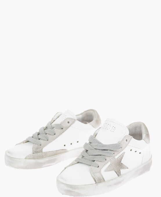 Golden Goose Kids Leather SUPERSTAR Sneakers Größe 21