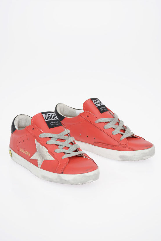 Golden Goose Kids Leather SUPERSTAR Sneakers Größe 29