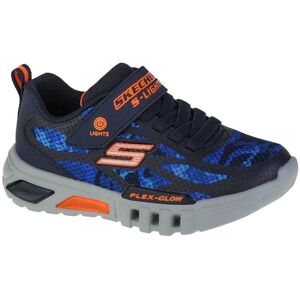 Skechers Flex-Glow Rondler 400017L-NVOR, til Dreng, Sneakers, marine blå