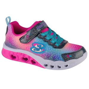 Skechers Flutter Heart Lights 302315L-NVMT, til Pige, Sneakers, flerfarvet