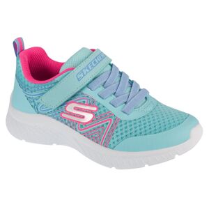 Skechers Microspec Plus - Swirl Sweet 303535L-AQPK, til Pige, Sneakers, blå