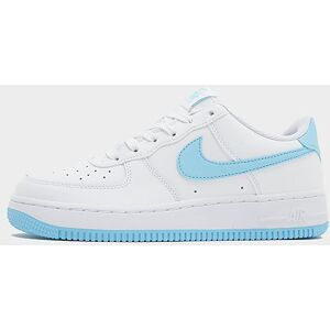 Nike Air Force 1 Low Junior, White/White/Aquarius Blue