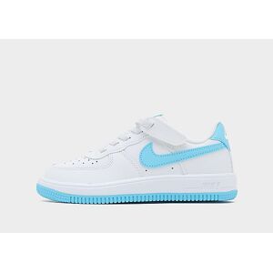 Nike Air Force 1 '07 LV8 Children, White/White/Aquarius Blue