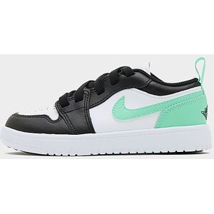 Jordan AJ1 LOW, White/Green Glow/Black