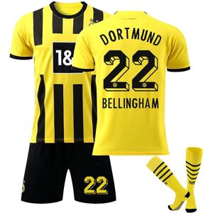 22/23 Borussia Dortmund Fodboldtrøje Fodboldtrøje V BELLINGHAM 22 Kids 22(120-130)