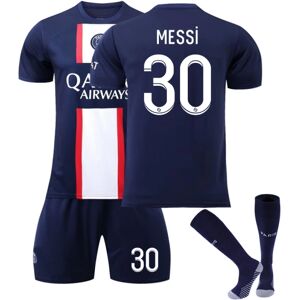 22-23 Paris Saint G ermain Fodboldtrøje til Kid nr. 30 Messi 24