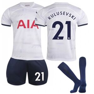 23-24 Tottenham Hotspur børnehjemmefodboldtrøje nr. 21 Kulusevski 28