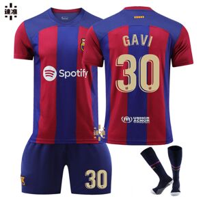 Goodies 23-24 Gavi 30 New Barcelona New Season Jersey Seneste Voksne Børn Fodboldtrøje Kids 28(150-160cm)
