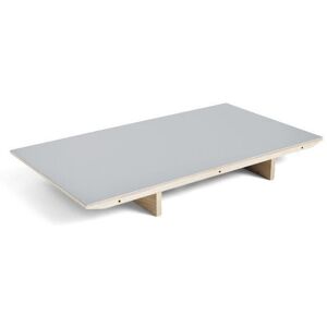 HAY CPH 30 Extendable Leaf 50x90 cm - Oak Lacquered Plywood/Grey Linoleum