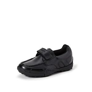 Geox J W.Snake Moc B Smooth Leather, Boys' Mocassins, Black (Black), 11 Child UK (29 EU)