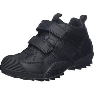 Geox J Savage, Boys' Low-Top Trainers, Black, 1.5 UK