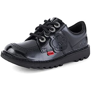 Kickers Lo Core Patl Jf, Unisex-Kinder Derby Schnürhalbschuhe, Schwarz (Black), 39 EU (6 UK)