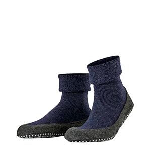 FALKE 1 Pair of Mens Cosyshoe Wool Slipper Socks, Blue Dark Blue 6680, 39/40 EU