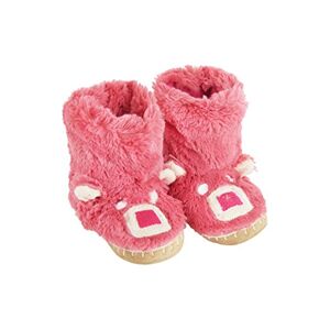 Hatley Slouch Bear, Girls' Hi-Top Slippers, Pink (Pink), L UK (31/32 EU)