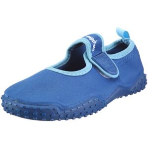 Playshoes Girls' Aqua Shoes Polka Dots, Blue Classic