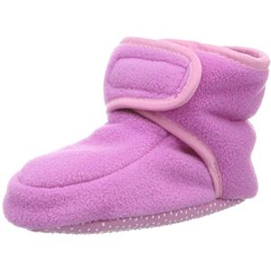 Playshoes Krabbelschuhe für Mädchen und Jungen mit rutschhemmender Noppen-Sohle, Pink, 18/19 EU