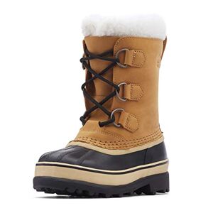 Sorel Children's Youth Caribou Winter Boots Brown 35 EU