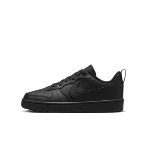 Nike Court Borough Low Recraft-sko til større børn - sort sort 40
