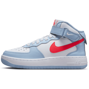 Nike Air Force 1 Mid EasyOn-sko til større børn - blå blå 33