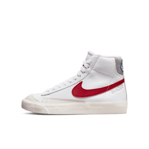 Nike Blazer Mid '77-sko til større børn - hvid hvid 36.5
