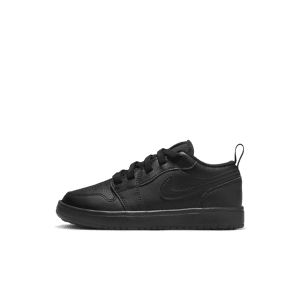 Jordan 1 Low Alt-sko til mindre børn - sort sort 33.5