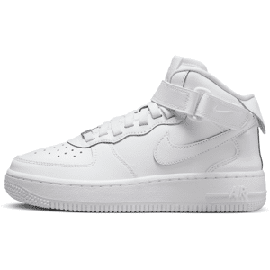 Nike Air Force 1 Mid EasyOn-sko til større børn - hvid hvid 37.5