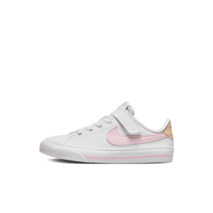 Nike Court Legacy-sko til mindre børn - hvid hvid 28.5