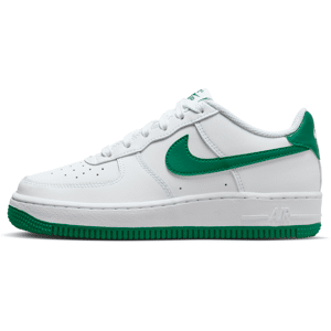 Nike Air Force 1-sko til større børn - hvid hvid 32