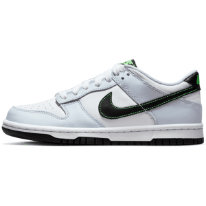 Nike Dunk Low-sko til større børn - hvid hvid 38.5