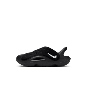 Nike Aqua Swoosh-sandaler til mindre børn - sort sort 29.5