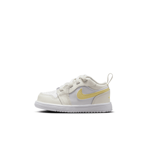 Jordan 1 Low Alt-sko til babyer/småbørn - hvid hvid 17