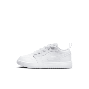 Jordan 1 Low Alt-sko til mindre børn - hvid hvid 28.5
