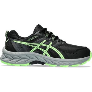 Asics Kids' Pre Venture 9 Grade School Black/Illuminate Green 37.5, Black/Illuminate Green