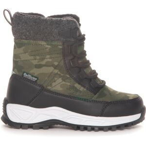 Gulliver Kids' Waterproof Winter Boots 3 Black/Green 28, Black/Green