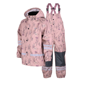 Lindberg Kids' Vattholma Rain Set Pink 110, Pink