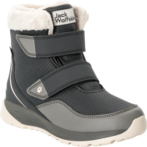 Jack Wolfskin Kids' Polar Wolf Texapore Mid Velcro Smokey Grey 32, Smokey Grey