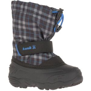 Kamik Kids' Finley T Black Blue 22, Black Blue