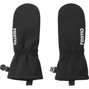 Reima Kids' Osaten Softshell Mittens Black 3, Black